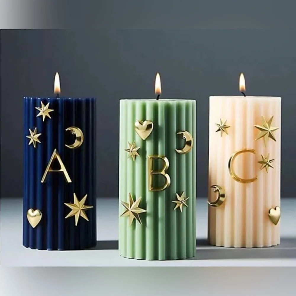 Anthropologie Monogram Initial “I” Candle Charm NEW